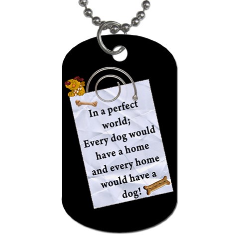 Crazy Dog Tag By Lil Back