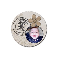 Laugh Coaster - Rubber Coaster (Round)