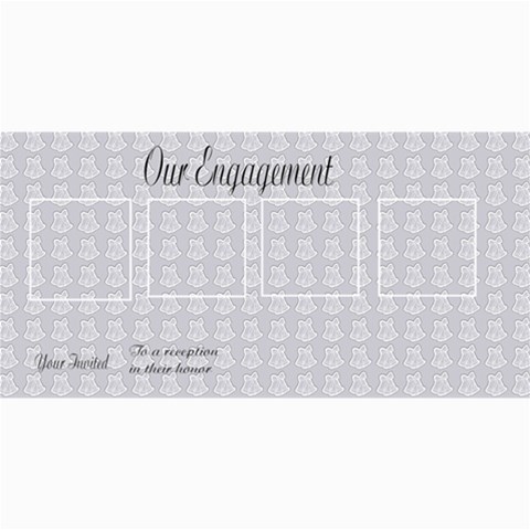 Our Engagement Announcement By Danielle Christiansen 8 x4  Photo Card - 2