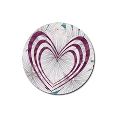 Love - Rubber Coaster (Round)