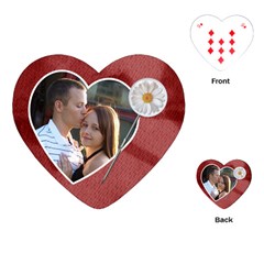 Love Heart Playing Cards - Playing Cards Single Design (Heart)