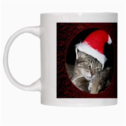 Meowy Christmas Mug By Lil Left