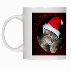 Meowy Christmas Mug - White Mug