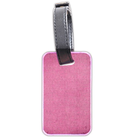 Pink Lace Luggage Tag By Catvinnat Back