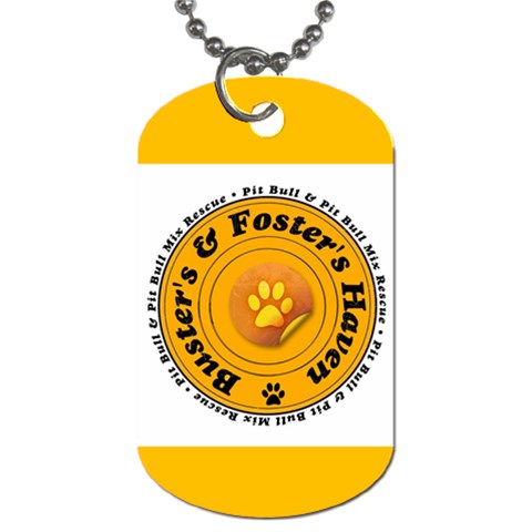 Busters And Fosters Dog Tag By Lindy Long Front