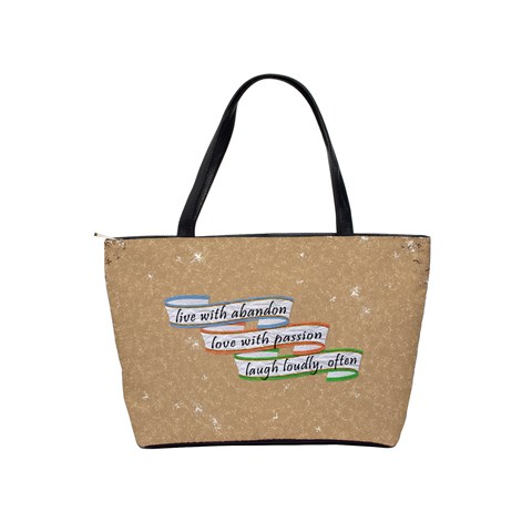 Live Love Laugh Shoulder Bag By Lil Back