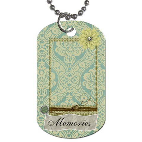 Modern Heritage Memories Dog Tag By Bitsoscrap Front