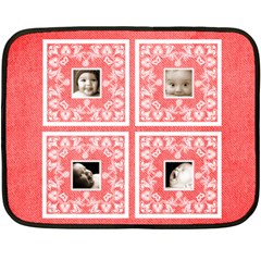 Red BabyLove Lace mini fleece - Fleece Blanket (Mini)