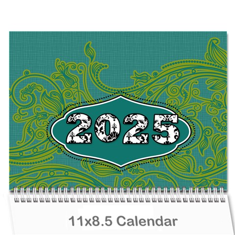 2025 Bright Colors Calendar By Klh Cover