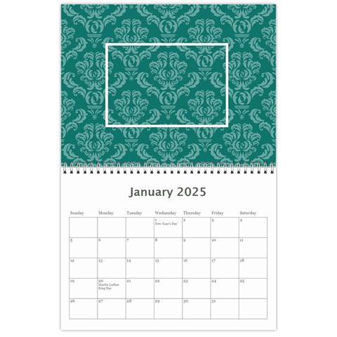 2025 Bright Colors Calendar By Klh Jan 2025