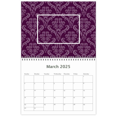 2025 Bright Colors Calendar By Klh Mar 2025