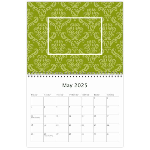 2025 Bright Colors Calendar By Klh May 2025