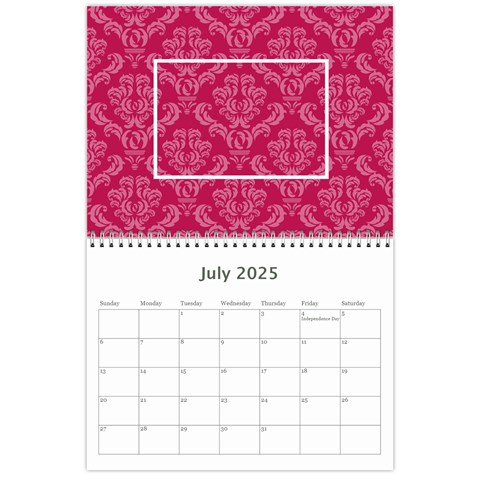 2025 Bright Colors Calendar By Klh Jul 2025