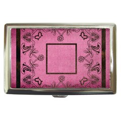 classic pink cigarette money case 