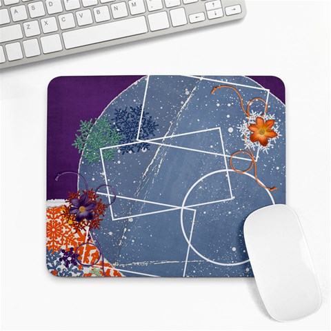 Snowflake Mousepad By Mikki Front