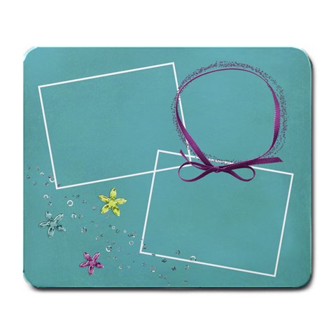 Glitter Frame Mousepad By Mikki Front