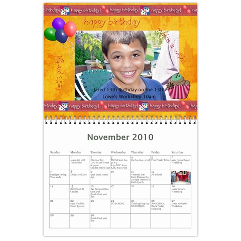 18 Mo Calendar Nov 2010