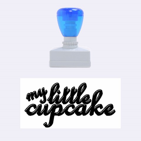 My Little Cupcake Rubber Stamp By Catvinnat 1.34 x0.71  Stamp