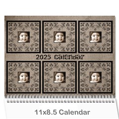 Art Nouveau Moccachino Calendar 2025 - Wall Calendar 11  x 8.5  (12-Months)