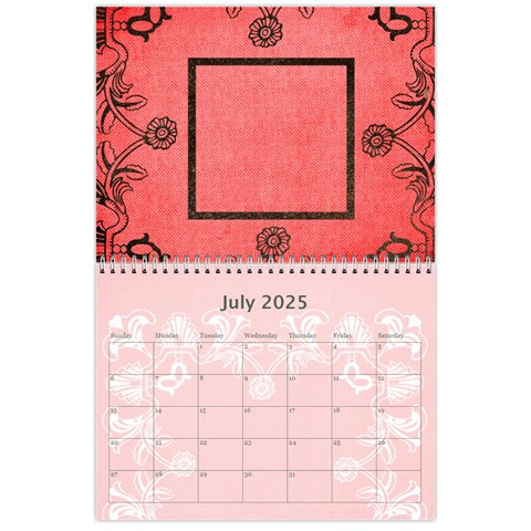 Art Nouveau Red Or Dead Calendar 2025 By Catvinnat Jul 2025