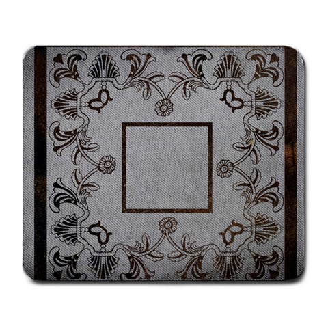 Grey Lace Mousemat By Catvinnat Front