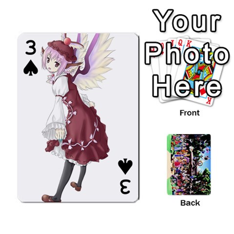 Touhou Playing Cards By Keifer Front - Spade3