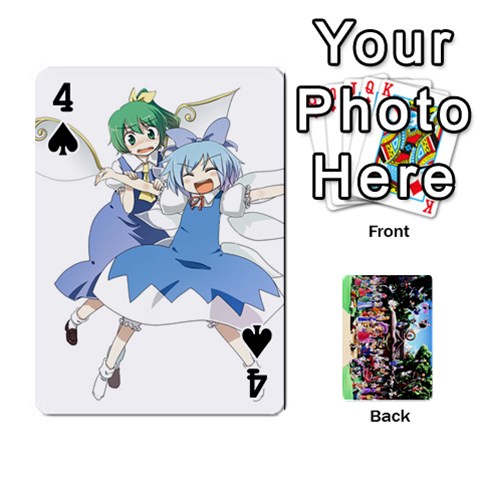 Touhou Playing Cards By Keifer Front - Spade4