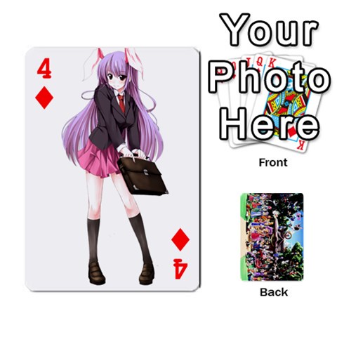 Touhou Playing Cards By Keifer Front - Diamond4