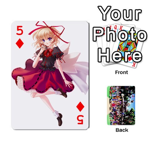 Touhou Playing Cards By Keifer Front - Diamond5