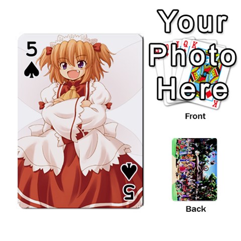 Touhou Playing Cards By Keifer Front - Spade5