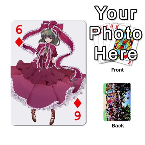 Touhou Playing Cards By Keifer Front - Diamond6
