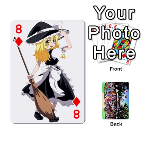 Touhou Playing Cards By Keifer Front - Diamond8