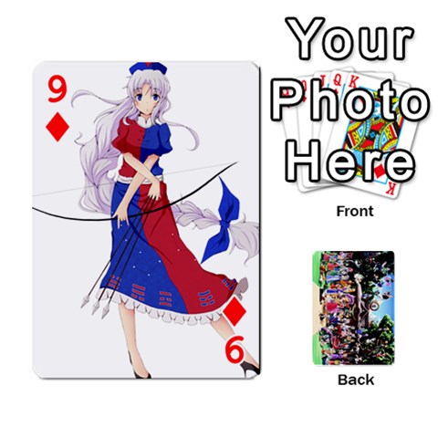 Touhou Playing Cards By Keifer Front - Diamond9