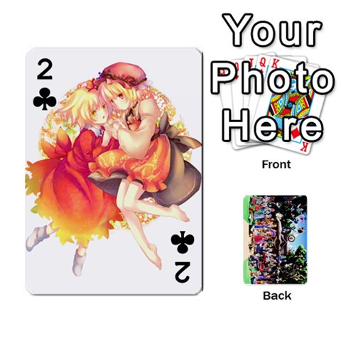 Touhou Playing Cards By Keifer Front - Club2