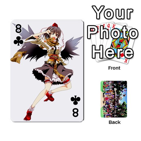 Touhou Playing Cards By Keifer Front - Club8
