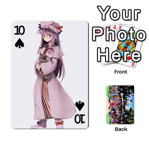 Touhou Playing Cards By Keifer Front - Spade10