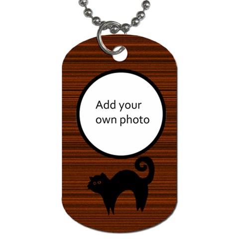 Halloween Dog Tags Back