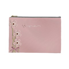 Cosmetic Bag (Large)  - flowers