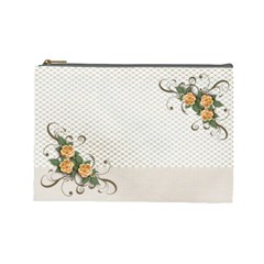 Cosmetic Bag (Large)  - flowers3