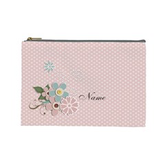 Cosmetic Bag (Large)  - flowers 5