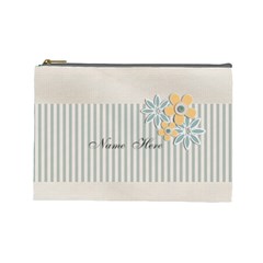 Cosmetic Bag (Large)  - flowers6