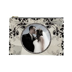 Wedding Memories Large Cosmetic Bag (7 styles) - Cosmetic Bag (Large)