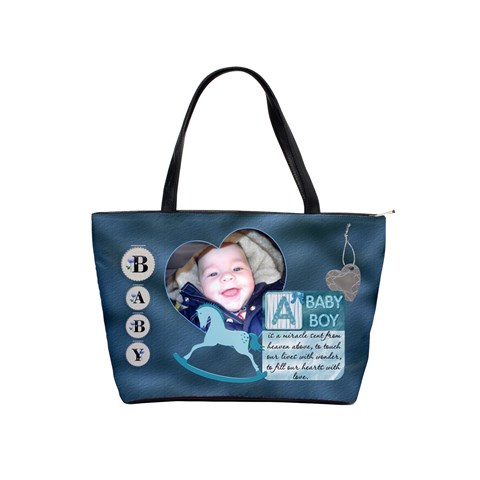 Baby Boy Shoulder Bag By Lil Front