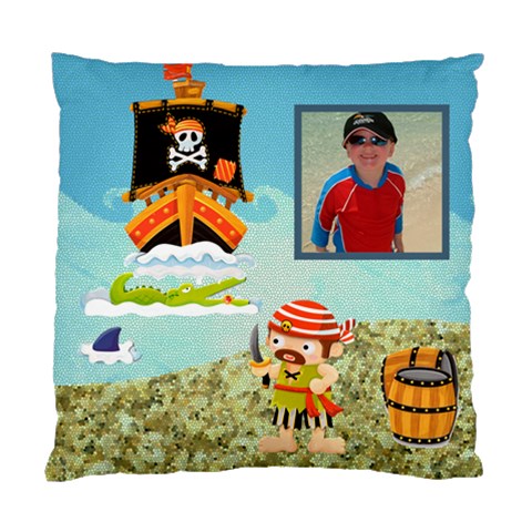 Pirate Pete I See No Ships Cushion By Catvinnat Back