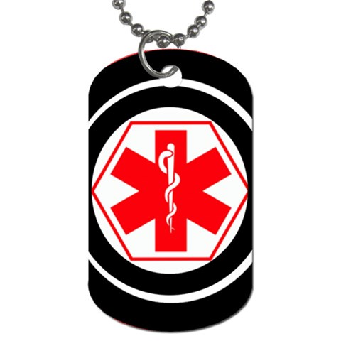 Medic Alert Dog Tag 2a To Customise The Reverse With Your Text By Catvinnat Front