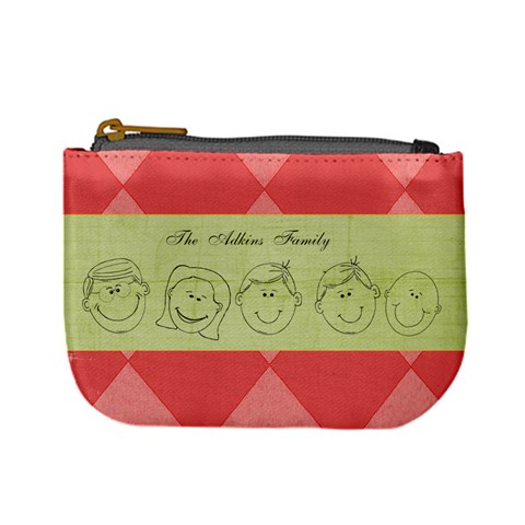 Family Coin Purse  By Brooke Front