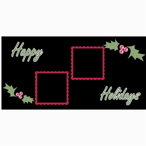 Holly Christmas Card By Martha Meier 8 x4  Photo Card - 4