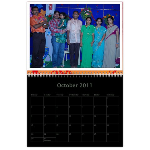 Konda Calendar By Sarithagampa Oct 2011