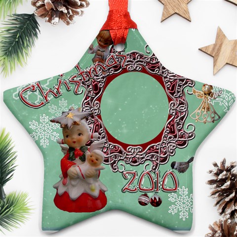 Angels W Baby 2024 Ornament 42 By Ellan Front