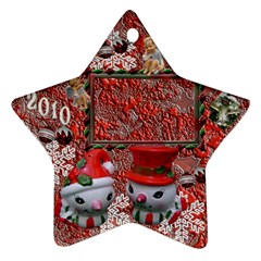 snowmen 2023 ornament 45 - Ornament (Star)